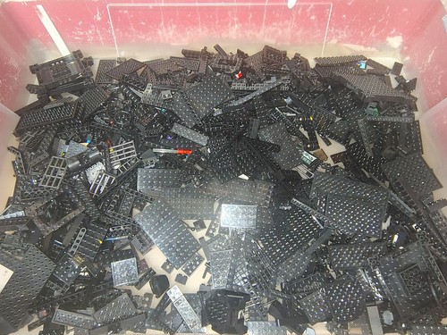 Lego lotto pezzi neri - lotto,